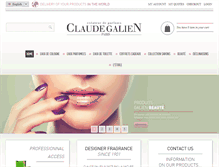 Tablet Screenshot of claudegalien.com